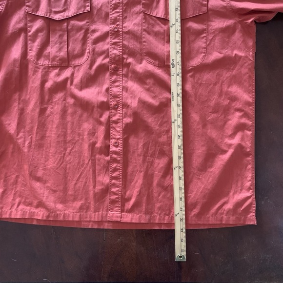 Simms Guide Shirt Men's XXL Orange‎ Long Sleeve Vented Cotton Poly Fishing - Picture 9 of 9